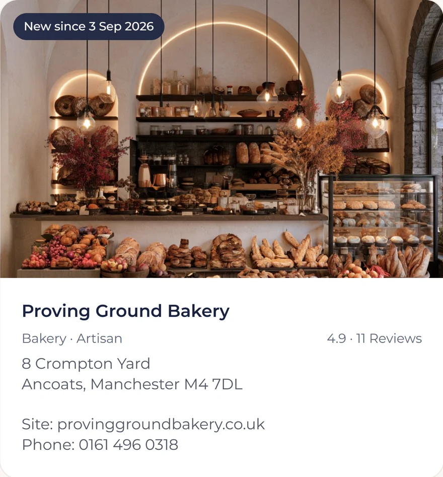 A bakery of the kind a pest control lead concerns