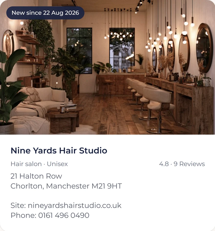 A salon of the kind a maintenance lead concerns
